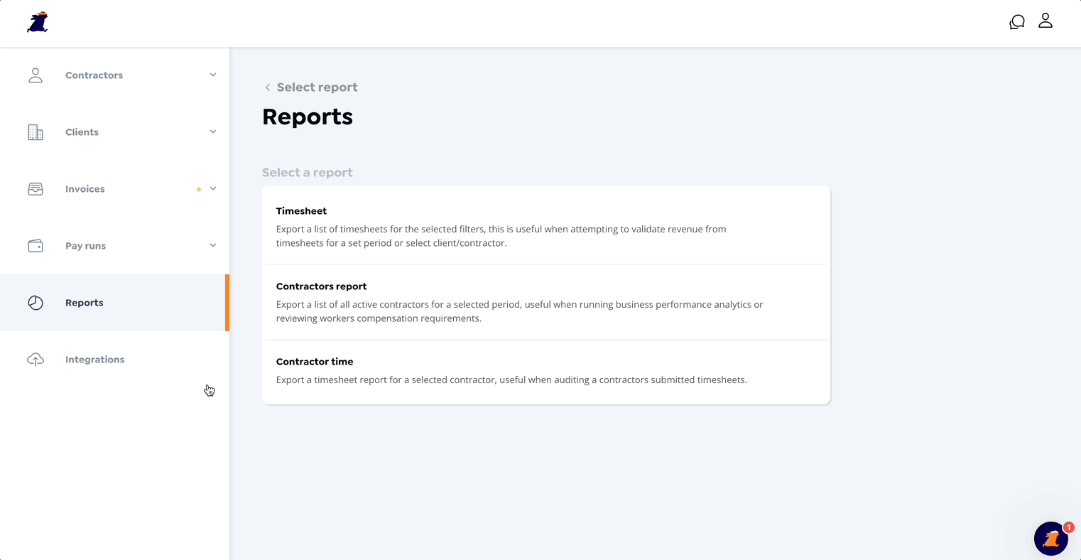 Generating reports | Recruithero